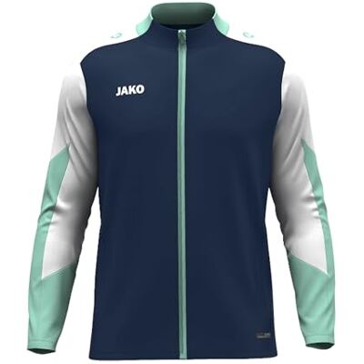 JAKO Unisex polyesterjacka Dynamic, marinblå/vit/mynta, 3XL JAKO Unisex polyesterjacka Dynamic, marinblå/vit/mynta, 3XL