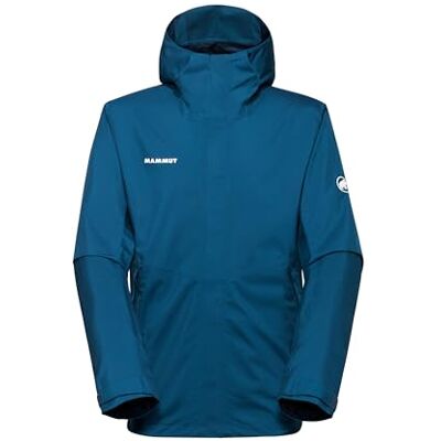 Mammut Hardshelljacka för män, från Alto-serien, S, blå, huvtröja, funktionell jacka, av DRYtechnology 2 L, deep ice, S Mammut Hardshelljacka för män, från Alto-serien, S, blå, huvtröja, funktionell jacka, av DRYtechnology 2 L, deep ice, S