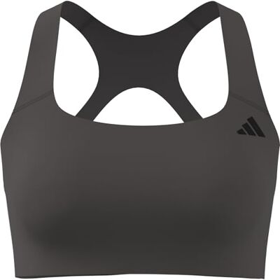 adidas Kobiety Optime Workout Medium Support Bra, charcoal, XS adidas Kobiety Optime Workout Medium Support Bra, charcoal, XS