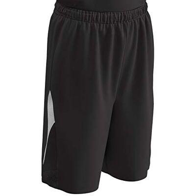 Champro BBS14ABWS svängbar vändbar polyester basketshorts, svart, vit, small Champro BBS14ABWS svängbar vändbar polyester basketshorts, svart, vit, small