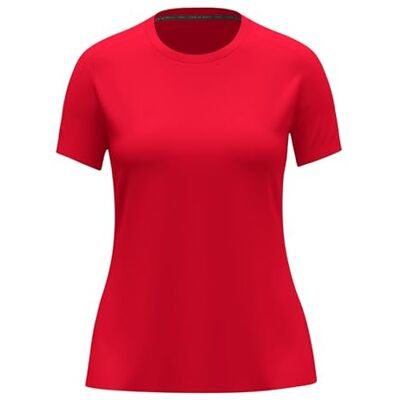 JAKO Dam T-Shirt Uni, Röd, S JAKO Dam T-Shirt Uni, Röd, S