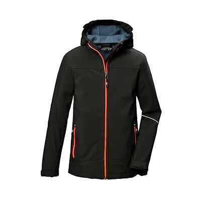 Killtec Softshelljacka/utomhusjacka med huva KOW 366 BYS SFTSHLL JCKT, svart, 128, 42161-000 Killtec Softshelljacka/utomhusjacka med huva KOW 366 BYS SFTSHLL JCKT, svart, 128, 42161-000