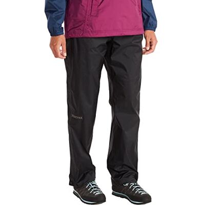 Marmot Wm's PreCip Eco Full Zip Pant Short, Vattentäta regnbyxor, vindtäta vandringsbyxor, andningsaktiva regnkläder för vandring och Trekking, För kvinnor, Black, S Marmot Wm's PreCip Eco Full Zip Pant Short, Vattentäta regnbyxor, vindtäta vandringsbyxor, andningsaktiva regnkläder för vandring och Trekking, För kvinnor, Black, S