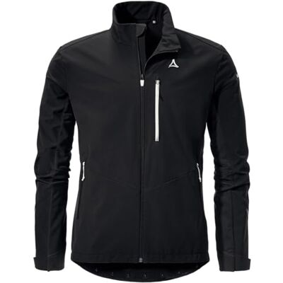 Schöffel Softshell-jacka för män, ränna, M, svart, 54 Schöffel Softshell-jacka för män, ränna, M, svart, 54
