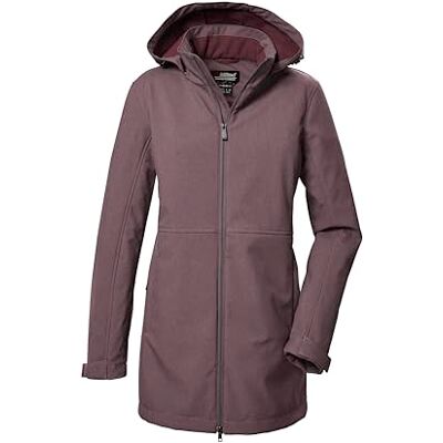 Killtec Dam Softshell Parka/softshelljacka med dragkedja huva KOW 95 WMN SFTSHLL PRK, malve, 40, 41803-000 Killtec Dam Softshell Parka/softshelljacka med dragkedja huva KOW 95 WMN SFTSHLL PRK, malve, 40, 41803-000