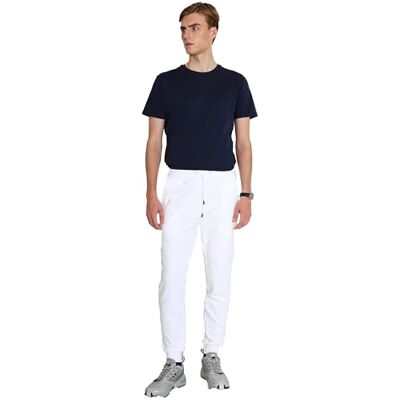 Carlheim Men's Sweatpants Universal Noel Comfort, White, Large Carlheim Men's Sweatpants Universal Noel Comfort, White, Large
