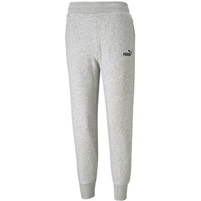 PUMA Damen Jogginghose ESS Sweatpants TR cl, Light Gray Heather-CAT, XL, 586842 PUMA Damen Jogginghose ESS Sweatpants TR cl, Light Gray Heather-CAT, XL, 586842