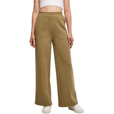 Urban Classics dam Träningsbyxor Dam Rak Pin Tuck Sweat Pants Urban Classics dam Träningsbyxor Dam Rak Pin Tuck Sweat Pants