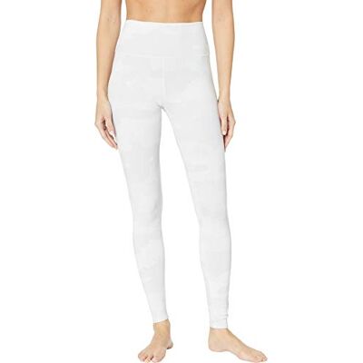 Alo Yoga dam vaporleggings med hög midja byxor, Kamouflage vit, XXS Alo Yoga dam vaporleggings med hög midja byxor, Kamouflage vit, XXS