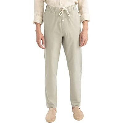 DeFacto Sweatpants för män, Lt.kaki, 28 DeFacto Sweatpants för män, Lt.kaki, 28