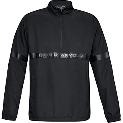 Under Armour sportstil vävd 1/2 dragkedja värmande topp Svart/kol M Under Armour sportstil vävd 1/2 dragkedja värmande topp Svart/kol M