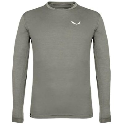 Salewa Puez Melange Dry Tee M, blekd grön melange, L Salewa Puez Melange Dry Tee M, blekd grön melange, L