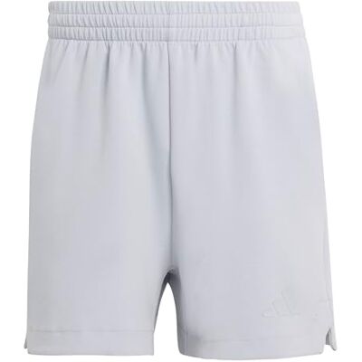 adidas Mezczyzni SOFT LUX SHORTS, halo silver, XL adidas Mezczyzni SOFT LUX SHORTS, halo silver, XL