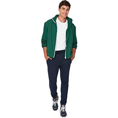 Trendyol Slim Sweatpants för män, marinblå, 2XL, marinblå, XXL Trendyol Slim Sweatpants för män, marinblå, 2XL, marinblå, XXL