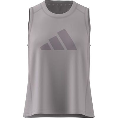 adidas Kobiety Train Essentials Big Performance Logo Training Tank Top, ice purple/preloved fig, XS adidas Kobiety Train Essentials Big Performance Logo Training Tank Top, ice purple/preloved fig, XS