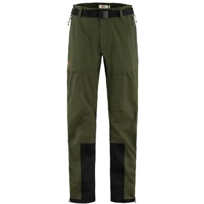 Fjällräven Keb Eco-Shell byxor för män M byxor, Mörk skogsgrön, M Fjällräven Keb Eco-Shell byxor för män M byxor, Mörk skogsgrön, M