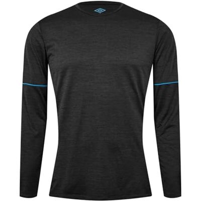 Umbro Pro Training Ls Marl Poly Tee Svart Umbro Pro Training Ls Marl Poly Tee Svart