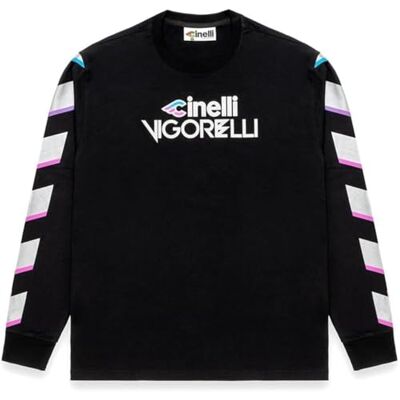 Cinelli Långärmad VIGORELLI svart, Svart, L Cinelli Långärmad VIGORELLI svart, Svart, L