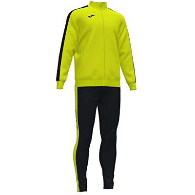 Joma Academy träningsoverall, barn, fluorgul svart, 6XS Joma Academy träningsoverall, barn, fluorgul svart, 6XS