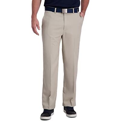 Haggar herr Cool Right Performance Flex Stria Classic Fit Flat Front Pant fritidsbyxor Haggar herr Cool Right Performance Flex Stria Classic Fit Flat Front Pant fritidsbyxor