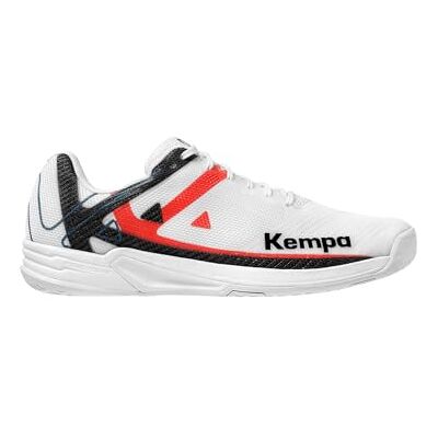 Kempa Wing 2.0 Handbollsskor för män, vit/röd/svart, 50 EU, Vit röd svart, 50 EU Kempa Wing 2.0 Handbollsskor för män, vit/röd/svart, 50 EU, Vit röd svart, 50 EU