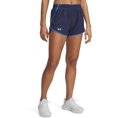Under Armour UA Fly by 3 tum shorts tvättad marinblå/blå Atlantis/reflekterande XS Under Armour UA Fly by 3 tum shorts tvättad marinblå/blå Atlantis/reflekterande XS