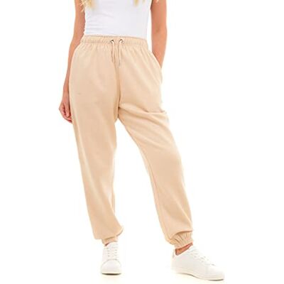 M17 Dam, återvunnen, överdimensionerade joggingbyxor, vardagliga träningsbyxor, manschettfåll, loungebyxor, elastiska yogabyxor, träningsoverall, fickor, STEN, XL M17 Dam, återvunnen, överdimensionerade joggingbyxor, vardagliga träningsbyxor, manschettfåll, loungebyxor, elastiska yogabyxor, träningsoverall, fickor, STEN, XL