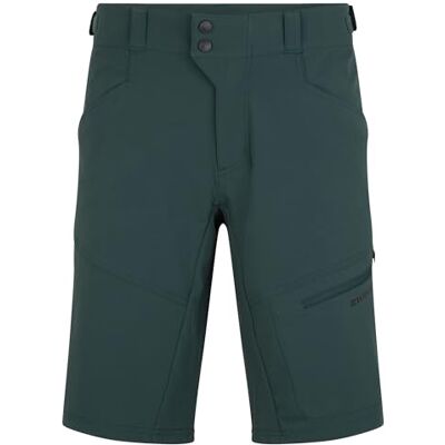 Ziener Herr NELAT X-Function cykelshorts med innerbyxor – mountainbike/utomhus/fritid – andningsbar, snabbtorkande, vadderad, mörk djungel, 46 Ziener Herr NELAT X-Function cykelshorts med innerbyxor – mountainbike/utomhus/fritid – andningsbar, snabbtorkande, vadderad, mörk djungel, 46