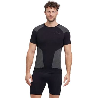 FALKE herr Baslager Ovandel Wool-Tech Light Protective M S/s Ts ull funktionsmaterial snabbtorkande 1 del, Svart Black 3000, S FALKE herr Baslager Ovandel Wool-Tech Light Protective M S/s Ts ull funktionsmaterial snabbtorkande 1 del, Svart Black 3000, S