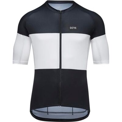 GORE WEAR Spirit Stripes Jerseys, Tröjor herr, Black/White, XL GORE WEAR Spirit Stripes Jerseys, Tröjor herr, Black/White, XL