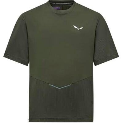 Salewa PEDROC Dry HYB T-shirt, M, M, mörk oliv Salewa PEDROC Dry HYB T-shirt, M, M, mörk oliv
