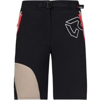 Rock Experience Scarlet Runner 2.0 Bermuda Woman Pant Byxor Bermuda, Svart/beige, XL Rock Experience Scarlet Runner 2.0 Bermuda Woman Pant Byxor Bermuda, Svart/beige, XL