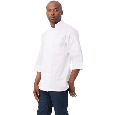 Chef Works kockjackor för män, XL, Vitt, 1 Chef Works kockjackor för män, XL, Vitt, 1