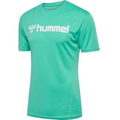 hummel hmlLOGO Jersey S/S, Atlantis, M hummel hmlLOGO Jersey S/S, Atlantis, M