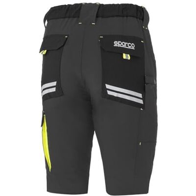 Sparco LIGHT SHORTS TECH, Fluo gul, S Sparco LIGHT SHORTS TECH, Fluo gul, S