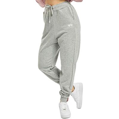 Alpha Industries Basic Sl Joggingbyxor För Damer Greyheather/White Alpha Industries Basic Sl Joggingbyxor För Damer Greyheather/White