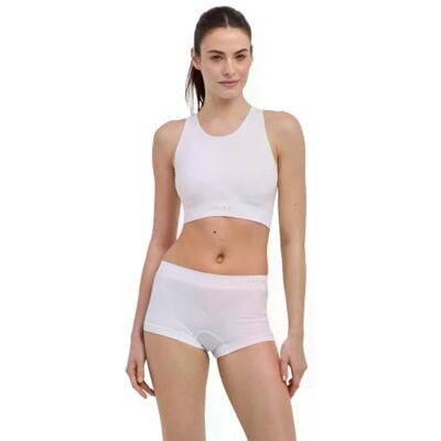FALKE dam Sport-BH Support W Sb funktionellt garn för verksamheter med medelstor inverkan 1 del, Vit White 2000, XL FALKE dam Sport-BH Support W Sb funktionellt garn för verksamheter med medelstor inverkan 1 del, Vit White 2000, XL