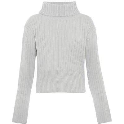 Blonda Dampolotröja med långa ärmar, akryl, ljusgrå, melange storlek XL/XXL, Ljusgrå melerad, XL Blonda Dampolotröja med långa ärmar, akryl, ljusgrå, melange storlek XL/XXL, Ljusgrå melerad, XL