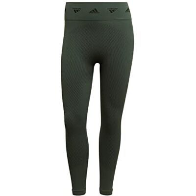 adidas Leggings för kvinnor, Oxiver/svart, L adidas Leggings för kvinnor, Oxiver/svart, L