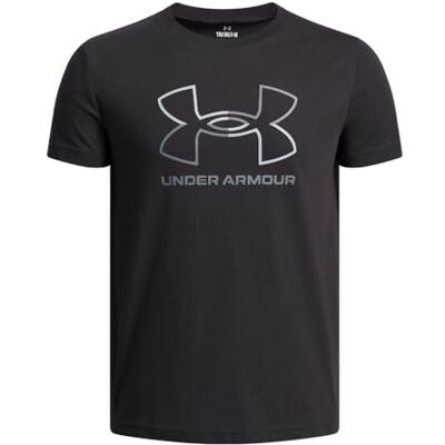 Under Armour pojkar Ua Gl Foundation ss t-shirt, Svart//Mod Grå, 150-160 Under Armour pojkar Ua Gl Foundation ss t-shirt, Svart//Mod Grå, 150-160