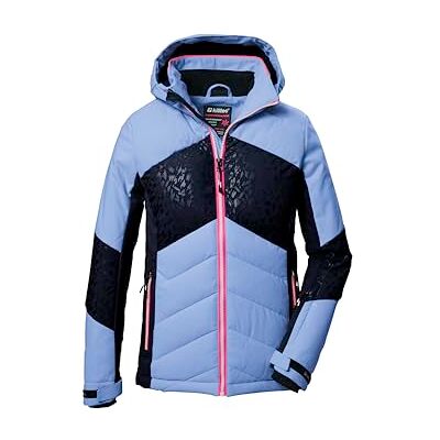 Killtec Skidjacka/jacka i dunutseende med huva och snöfall KSW 342 GRLS SKI QLTD JCKT, lavendel, 128, 42075-000 Killtec Skidjacka/jacka i dunutseende med huva och snöfall KSW 342 GRLS SKI QLTD JCKT, lavendel, 128, 42075-000