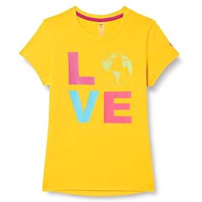 Wilson Love Earth Tech T-shirt Saffron/S Wilson Love Earth Tech T-shirt Saffron/S