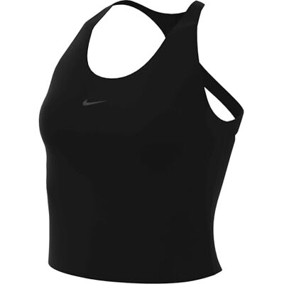 NIKE Universa dam medium stöd vadderad sport-BH tank (svart/antracit/mörk rökgrå) NIKE Universa dam medium stöd vadderad sport-BH tank (svart/antracit/mörk rökgrå)