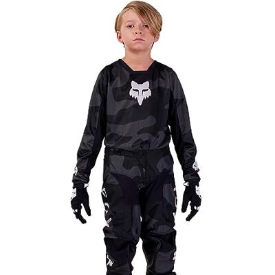 Fox Racing BLUFFOX Junior 180 BNKR Black Camo YXL, Unisex Vuxen, XL Fox Racing BLUFFOX Junior 180 BNKR Black Camo YXL, Unisex Vuxen, XL