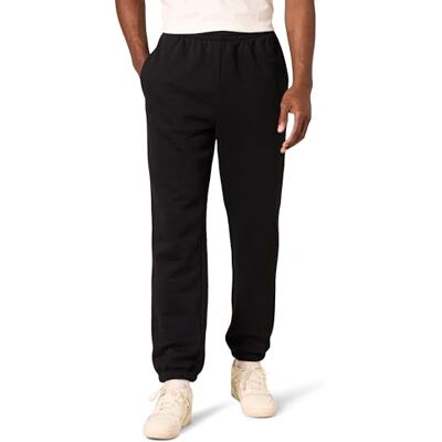 Amazon Essentials Men's Sweatpants i fleece med sluten botten (finns i Big & Tall), Svart, XL Amazon Essentials Men's Sweatpants i fleece med sluten botten (finns i Big & Tall), Svart, XL
