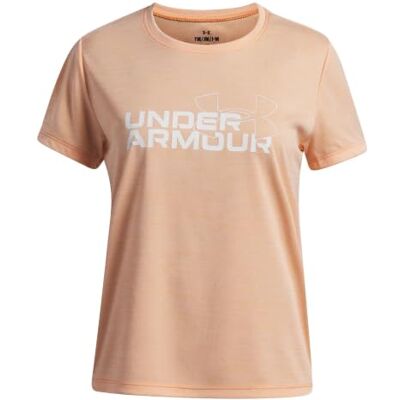 Under Armour UA TECH Twist WDMK Logo SS Orange Bloc/Vit YLG, Orange block/vit, 74 Under Armour UA TECH Twist WDMK Logo SS Orange Bloc/Vit YLG, Orange block/vit, 74