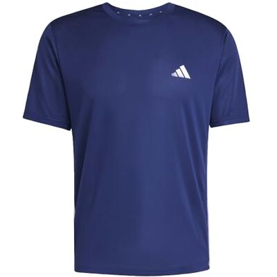 adidas herr Workout Essentials Base 3-Stripes Shirt, dark blue/white, XXL adidas herr Workout Essentials Base 3-Stripes Shirt, dark blue/white, XXL