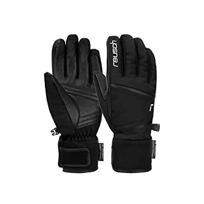 Reusch Tessa STORMBLOXX™ med vind- och vattenavvisande membran, extremt aktiva skidhandskar, sporthandskar, snöhandskar med kort finish och kardborreband Reusch Tessa STORMBLOXX™ med vind- och vattenavvisande membran, extremt aktiva skidhandskar, sporthandskar, snöhandskar med kort finish och kardborreband