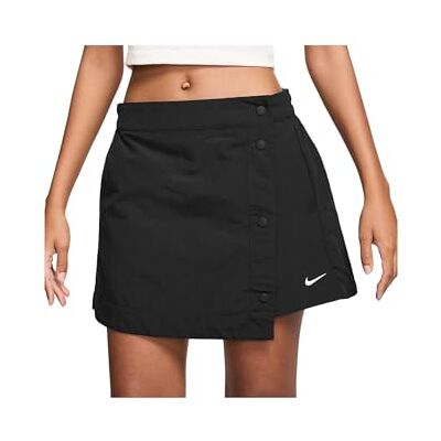NIKE dam Sportswear Essential Skort Aus Webmaterial (Damen) Skort (ca 7,5 cm) med medelhög midja av vävmaterial för kvinnor NIKE dam Sportswear Essential Skort Aus Webmaterial (Damen) Skort (ca 7,5 cm) med medelhög midja av vävmaterial för kvinnor