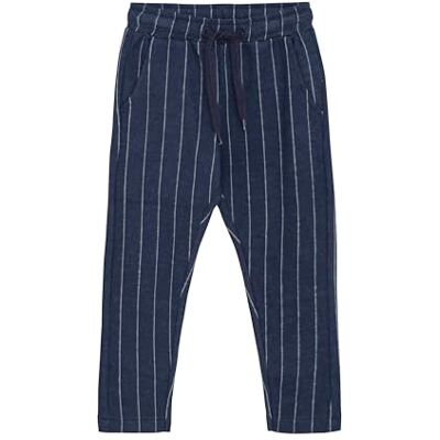 Noppies Kids Boys Pants Ravenel normal passform, Stripe Pattern Dark Blue – N335, 110 Noppies Kids Boys Pants Ravenel normal passform, Stripe Pattern Dark Blue – N335, 110